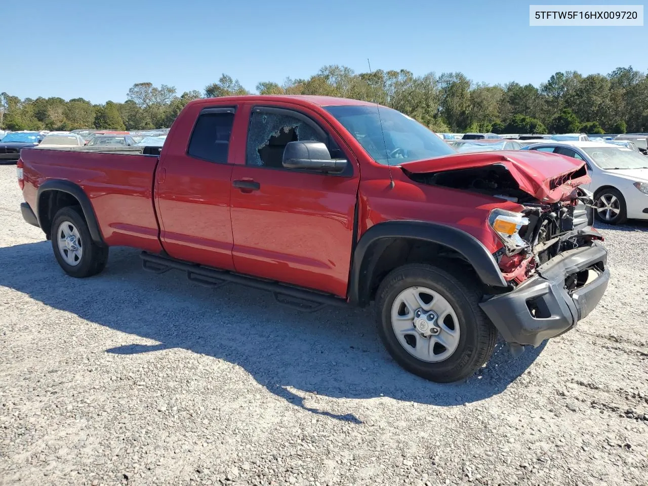 2017 Toyota Tundra Double Cab Sr VIN: 5TFTW5F16HX009720 Lot: 76937804