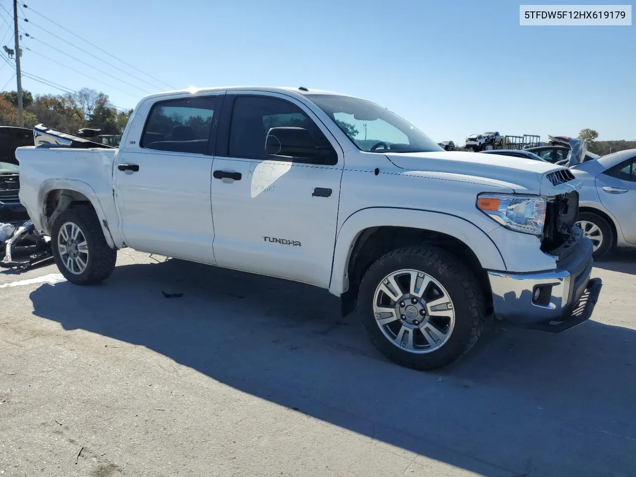 2017 Toyota Tundra Crewmax Sr5 VIN: 5TFDW5F12HX619179 Lot: 77182004