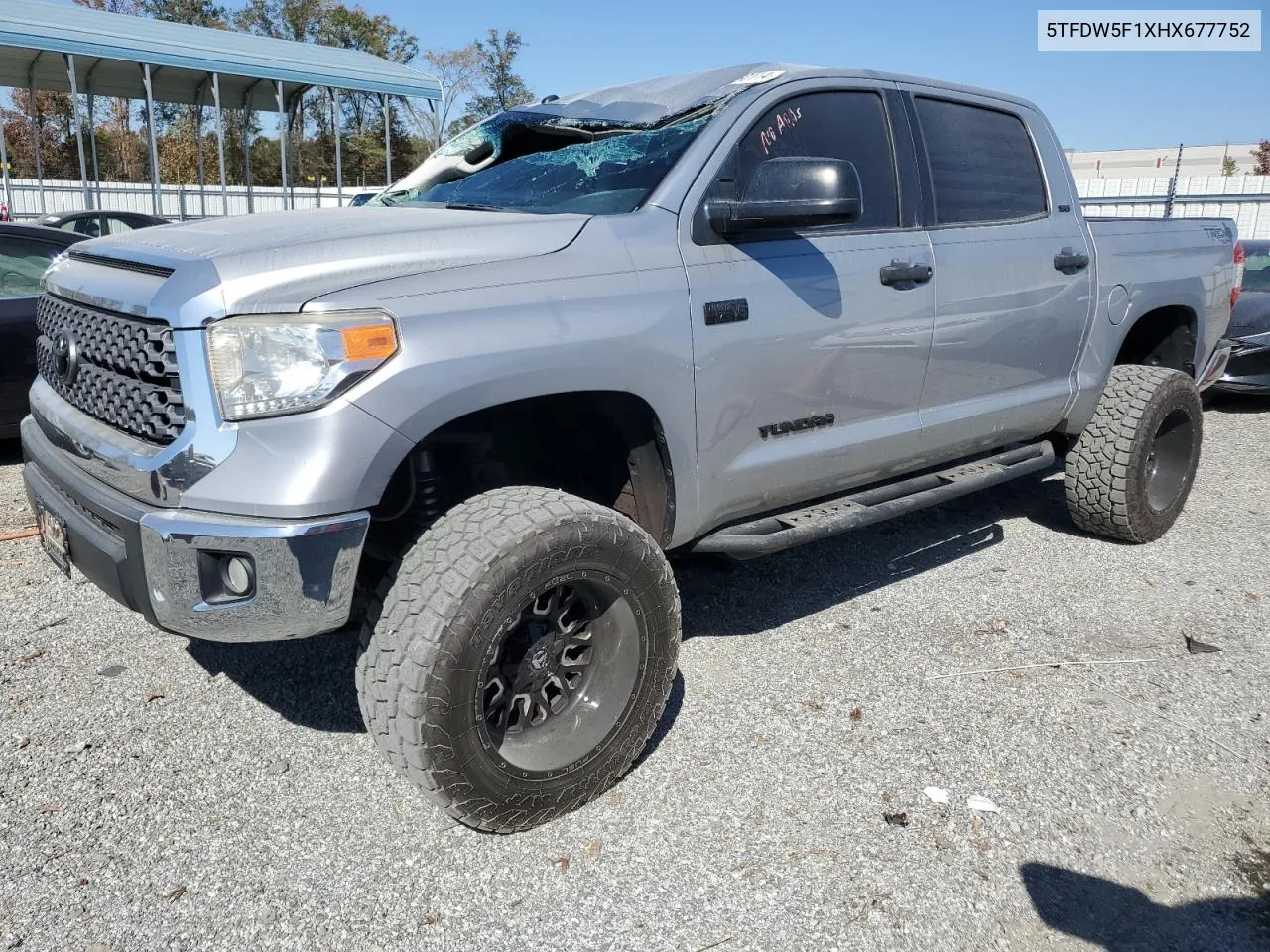 2017 Toyota Tundra Crewmax Sr5 VIN: 5TFDW5F1XHX677752 Lot: 77260114