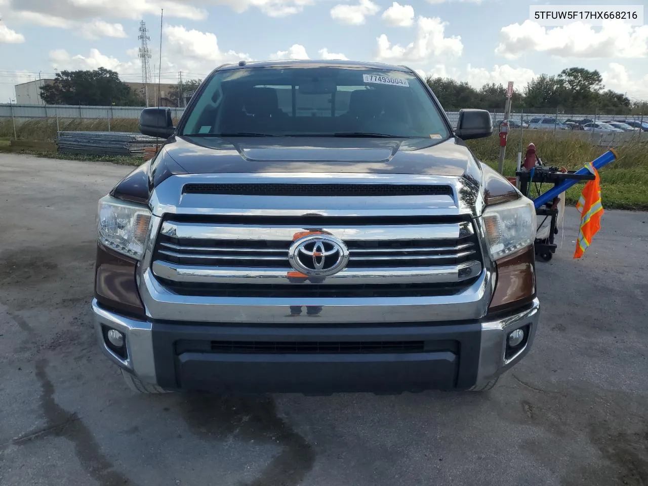 2017 Toyota Tundra Double Cab Sr VIN: 5TFUW5F17HX668216 Lot: 77493004