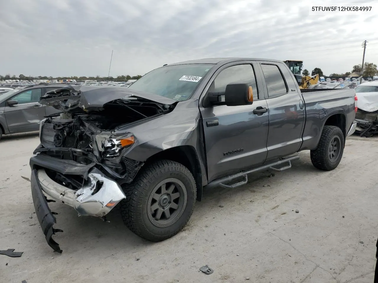 2017 Toyota Tundra Double Cab Sr VIN: 5TFUW5F12HX584997 Lot: 77532494