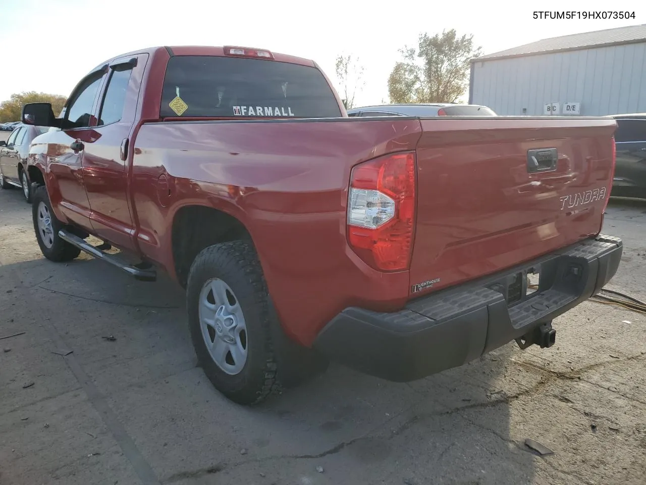 2017 Toyota Tundra Double Cab Sr VIN: 5TFUM5F19HX073504 Lot: 77651854