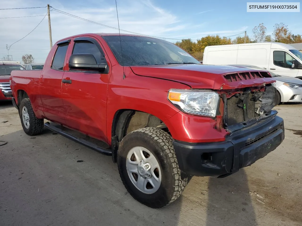 2017 Toyota Tundra Double Cab Sr VIN: 5TFUM5F19HX073504 Lot: 77651854