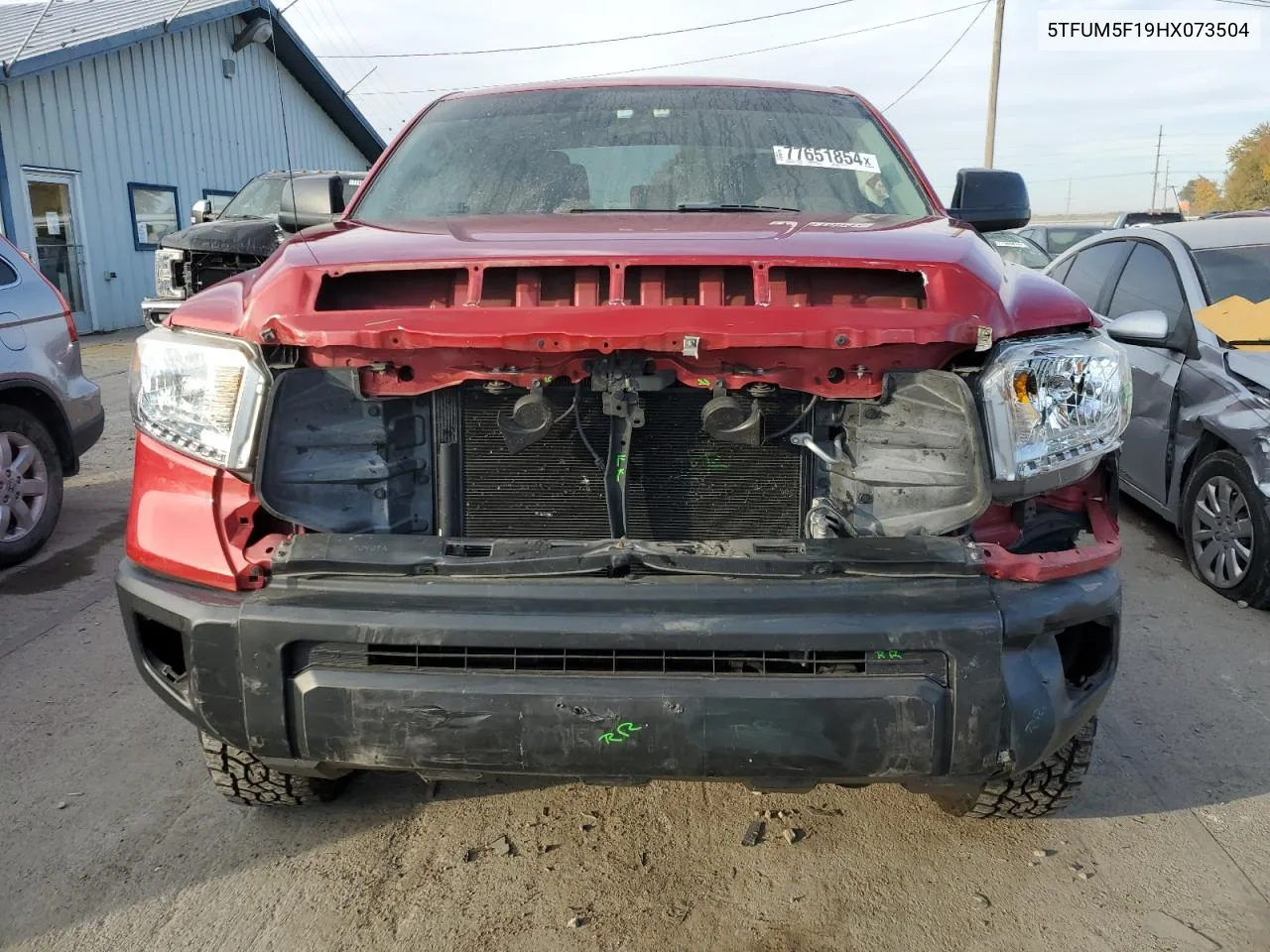 2017 Toyota Tundra Double Cab Sr VIN: 5TFUM5F19HX073504 Lot: 77651854