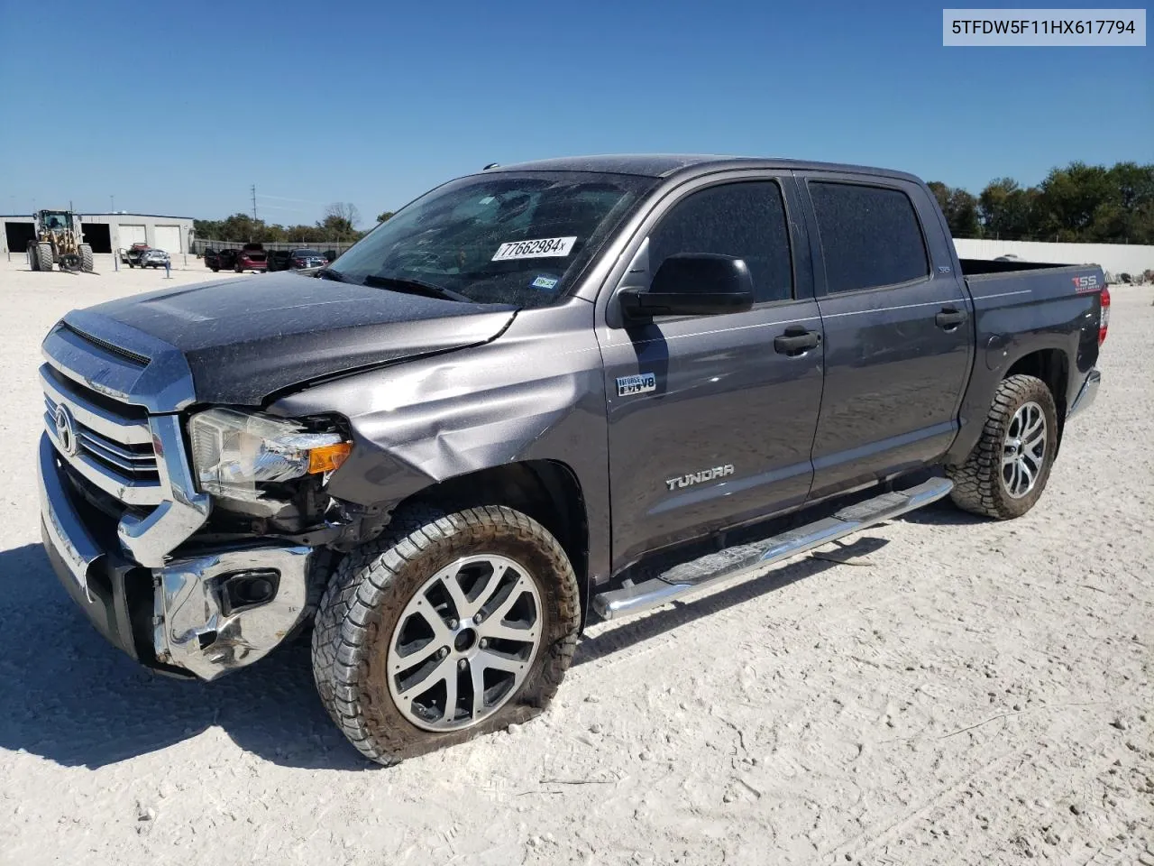 2017 Toyota Tundra Crewmax Sr5 VIN: 5TFDW5F11HX617794 Lot: 77662984