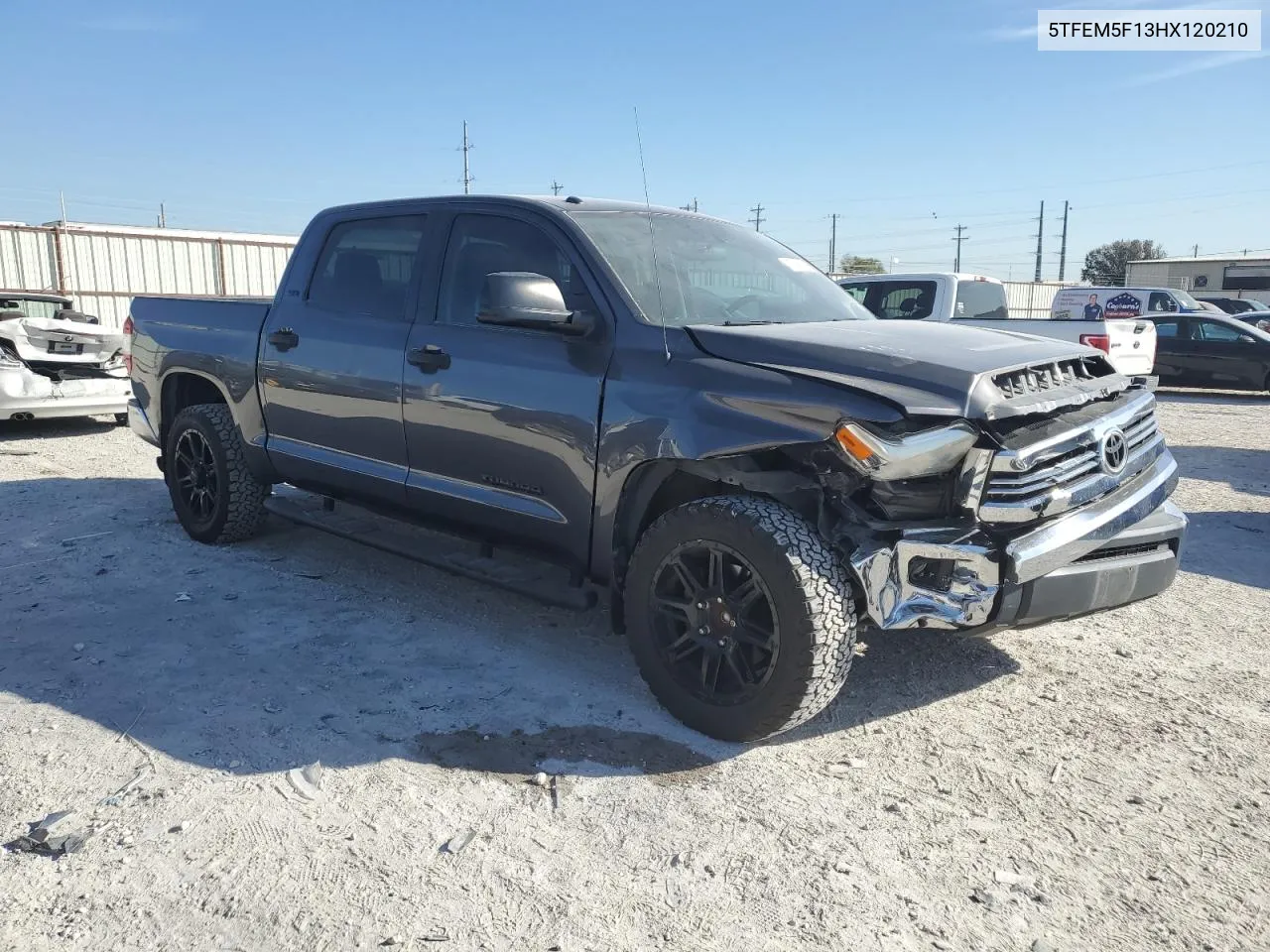 2017 Toyota Tundra Crewmax Sr5 VIN: 5TFEM5F13HX120210 Lot: 77749804