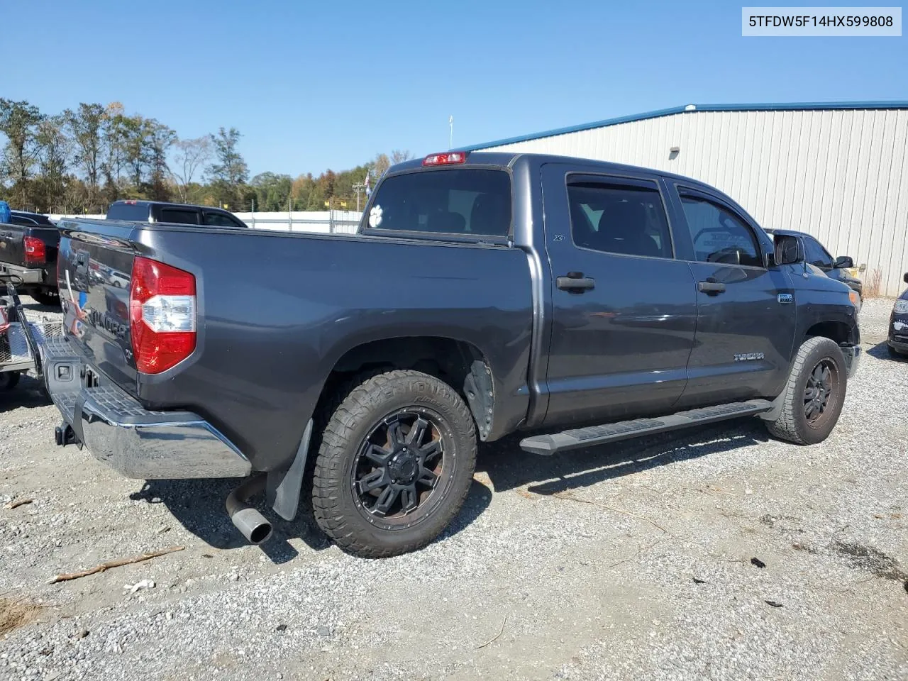 2017 Toyota Tundra Crewmax Sr5 VIN: 5TFDW5F14HX599808 Lot: 78443234