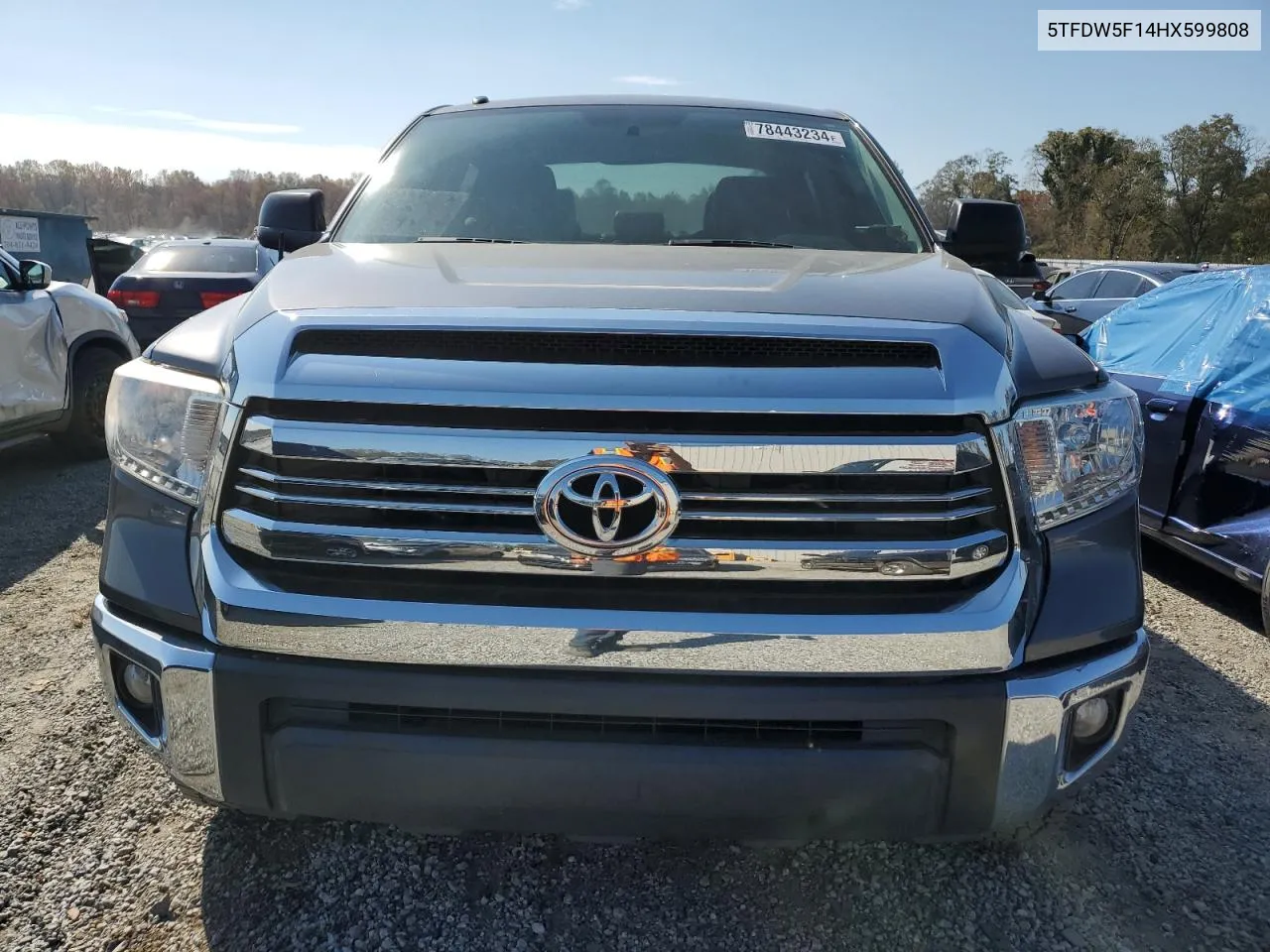 2017 Toyota Tundra Crewmax Sr5 VIN: 5TFDW5F14HX599808 Lot: 78443234