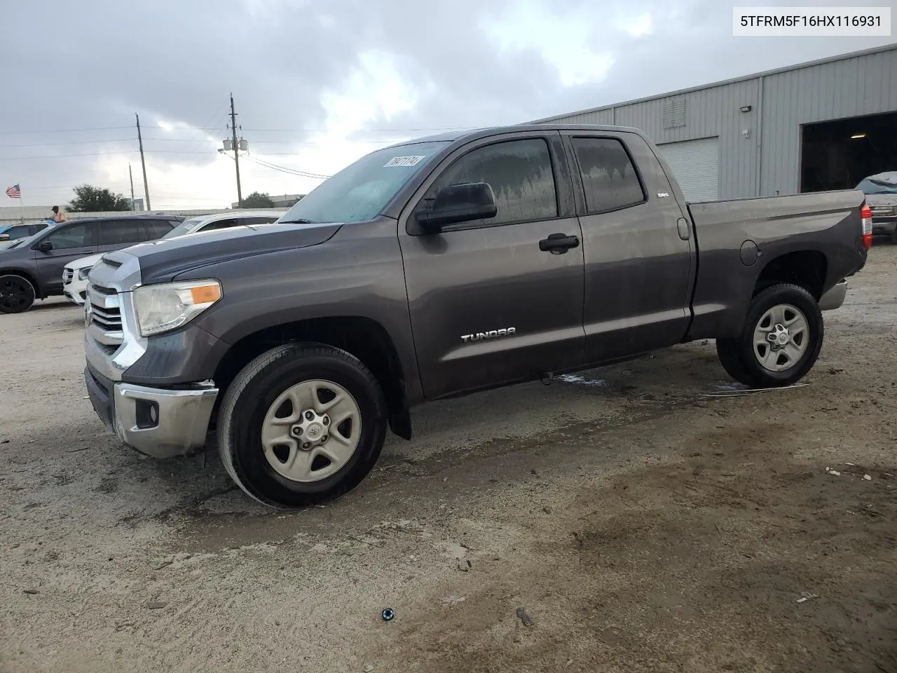 2017 Toyota Tundra Double Cab Sr VIN: 5TFRM5F16HX116931 Lot: 78471174