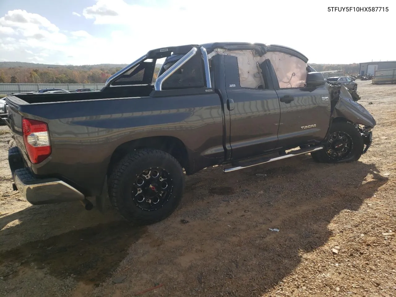 2017 Toyota Tundra Double Cab Sr VIN: 5TFUY5F10HX587715 Lot: 78507264