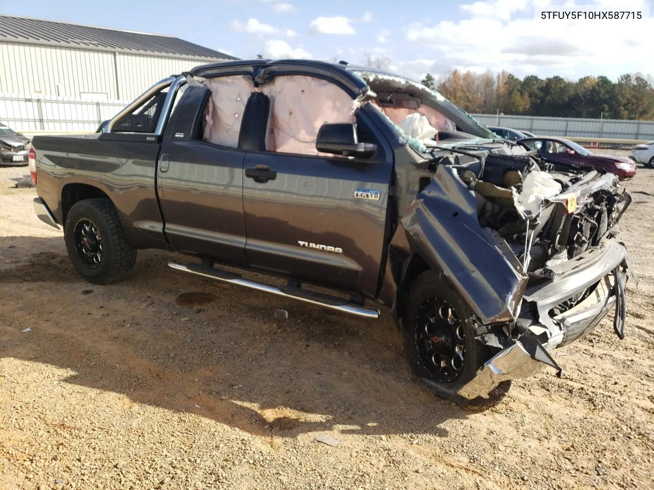 2017 Toyota Tundra Double Cab Sr VIN: 5TFUY5F10HX587715 Lot: 78507264