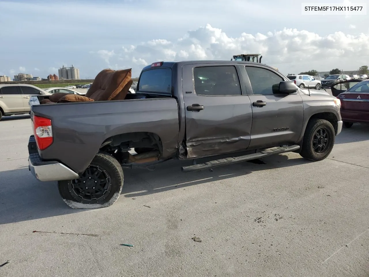 2017 Toyota Tundra Crewmax Sr5 VIN: 5TFEM5F17HX115477 Lot: 78644634