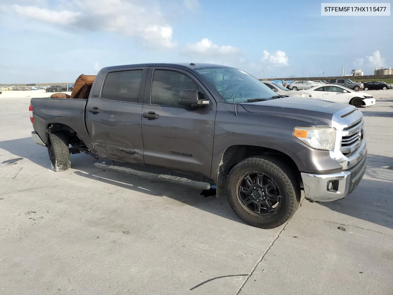 2017 Toyota Tundra Crewmax Sr5 VIN: 5TFEM5F17HX115477 Lot: 78644634