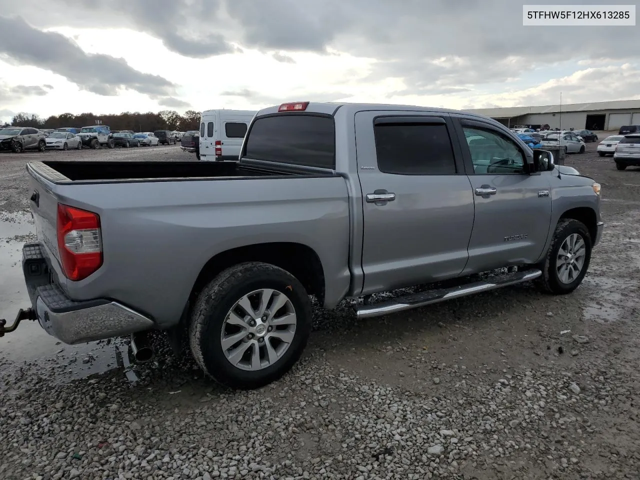 2017 Toyota Tundra Crewmax Limited VIN: 5TFHW5F12HX613285 Lot: 78840634