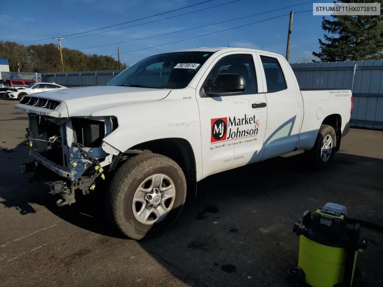 2017 Toyota Tundra Double Cab Sr VIN: 5TFUM5F11HX073853 Lot: 79270514