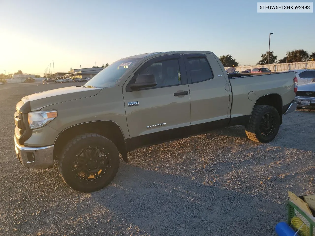 2017 Toyota Tundra Double Cab Sr VIN: 5TFUW5F13HX592493 Lot: 79955214