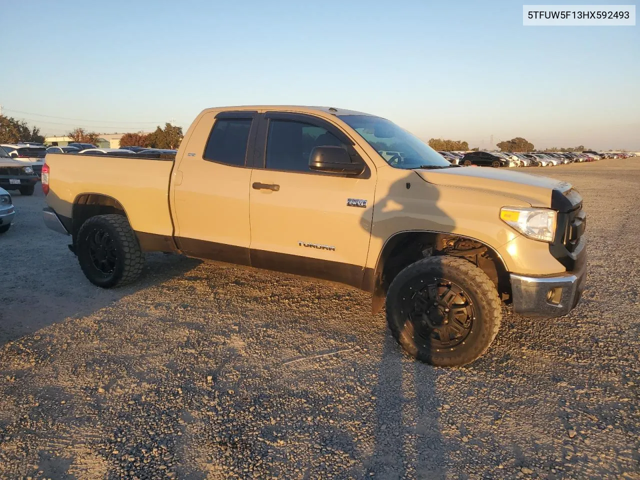 2017 Toyota Tundra Double Cab Sr VIN: 5TFUW5F13HX592493 Lot: 79955214