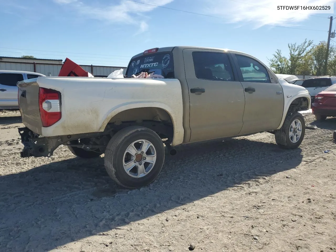 2017 Toyota Tundra Crewmax Sr5 VIN: 5TFDW5F16HX602529 Lot: 79959594