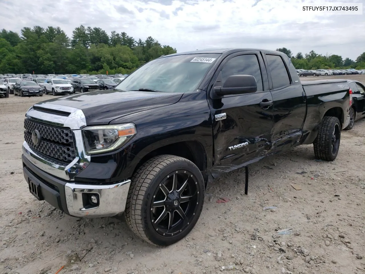 2018 Toyota Tundra Double Cab Sr/Sr5 VIN: 5TFUY5F17JX743495 Lot: 60245144