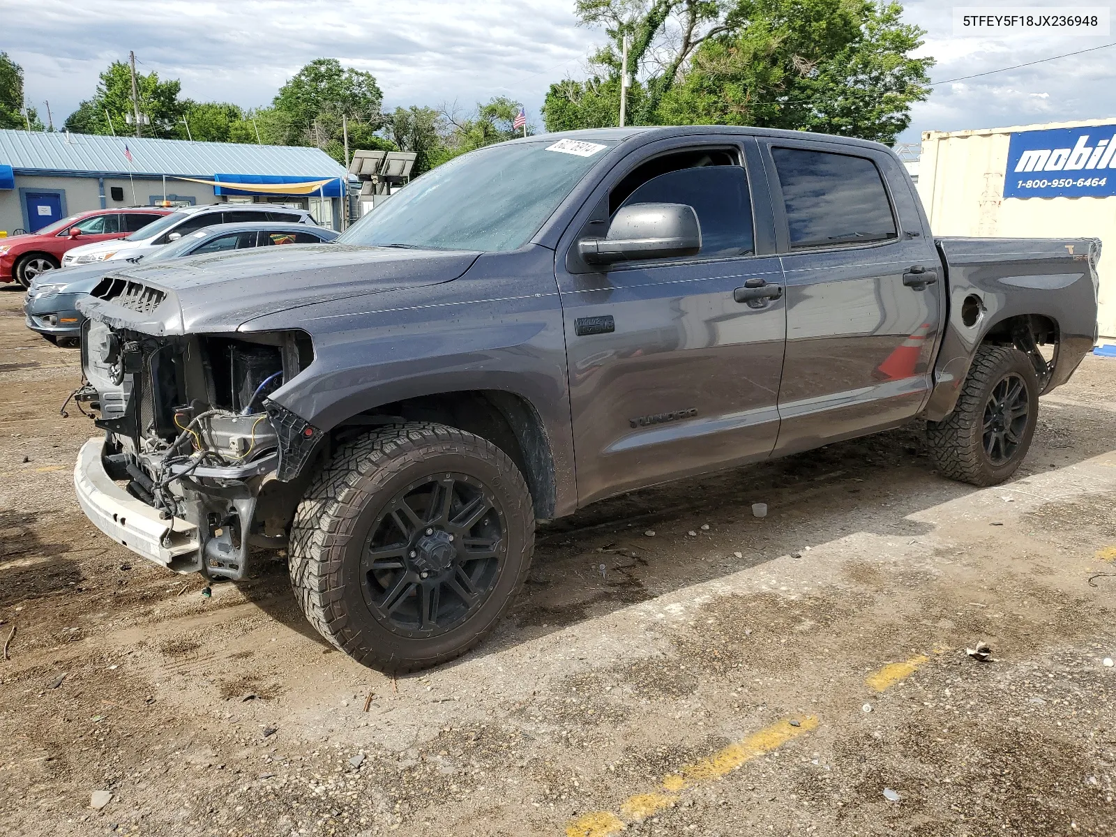 2018 Toyota Tundra Crewmax Sr5 VIN: 5TFEY5F18JX236948 Lot: 60276914