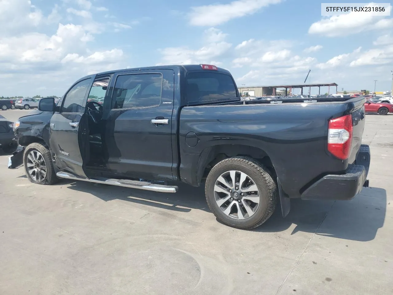 2018 Toyota Tundra Crewmax Limited VIN: 5TFFY5F15JX231856 Lot: 61082224