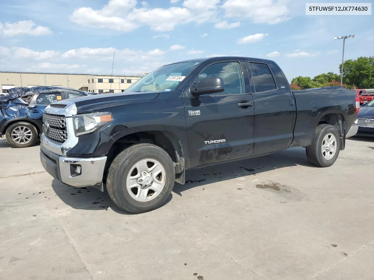 2018 Toyota Tundra Double Cab Sr/Sr5 VIN: 5TFUW5F12JX774630 Lot: 62987364