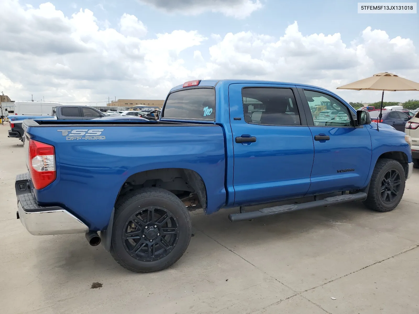 2018 Toyota Tundra Crewmax Sr5 VIN: 5TFEM5F13JX131018 Lot: 64110284