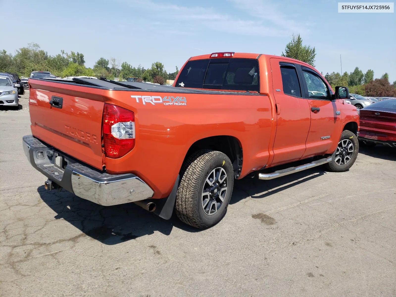 2018 Toyota Tundra Double Cab Sr/Sr5 VIN: 5TFUY5F14JX725956 Lot: 65176724