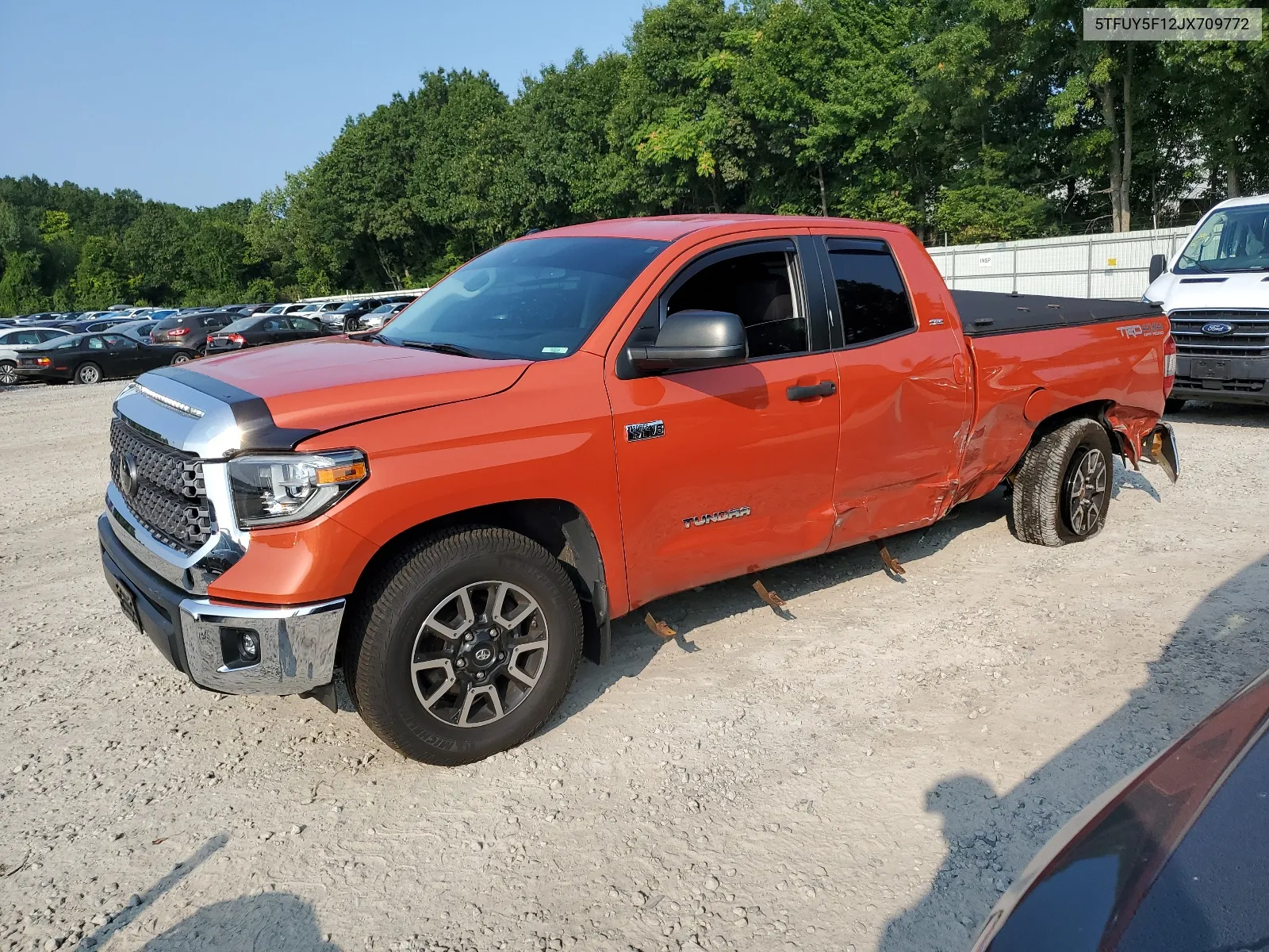 2018 Toyota Tundra Double Cab Sr VIN: 5TFUY5F12JX709772 Lot: 67104944