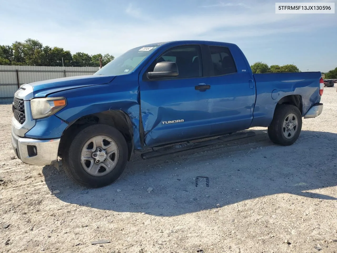 2018 Toyota Tundra Double Cab Sr VIN: 5TFRM5F13JX130596 Lot: 67800464