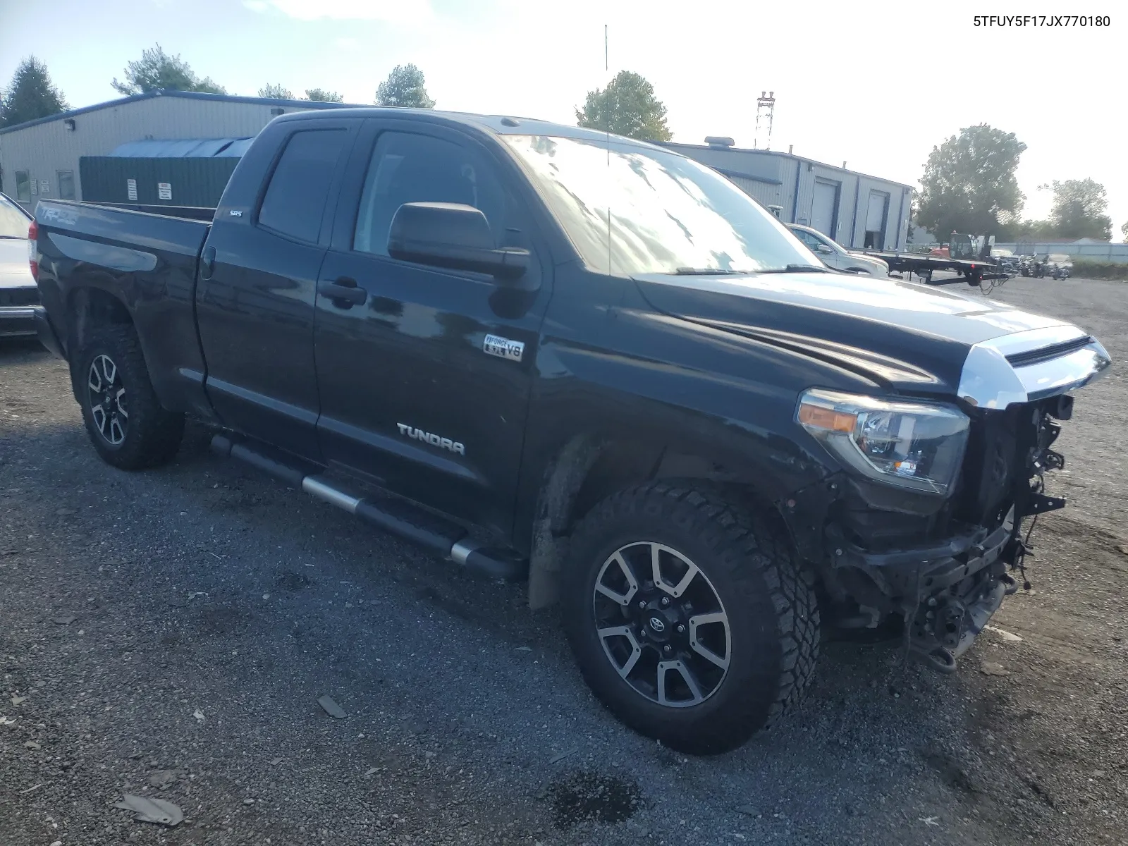 2018 Toyota Tundra Double Cab Sr VIN: 5TFUY5F17JX770180 Lot: 68093304