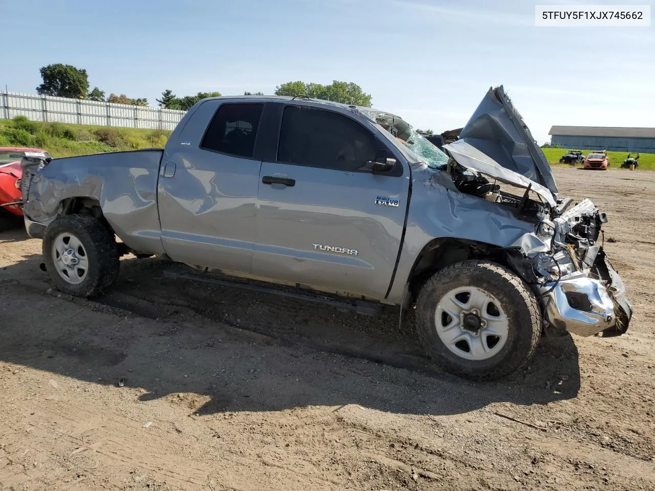 5TFUY5F1XJX745662 2018 Toyota Tundra Double Cab Sr