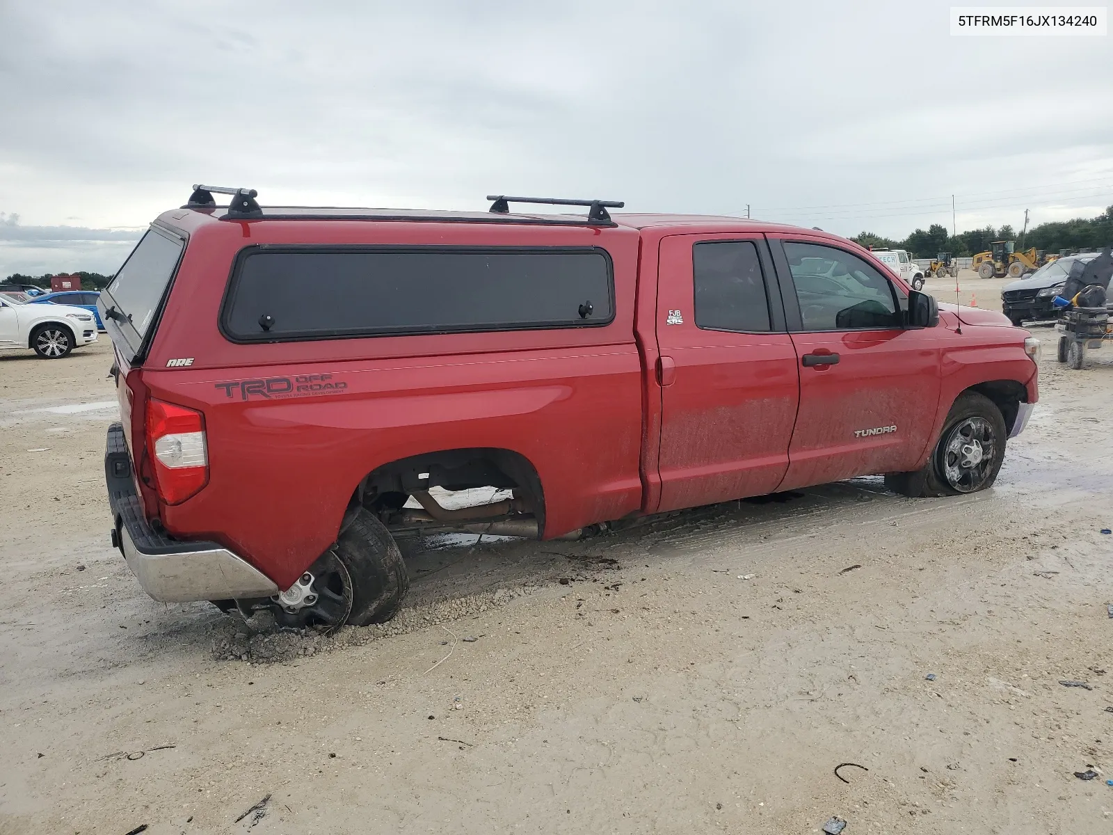 5TFRM5F16JX134240 2018 Toyota Tundra Double Cab Sr