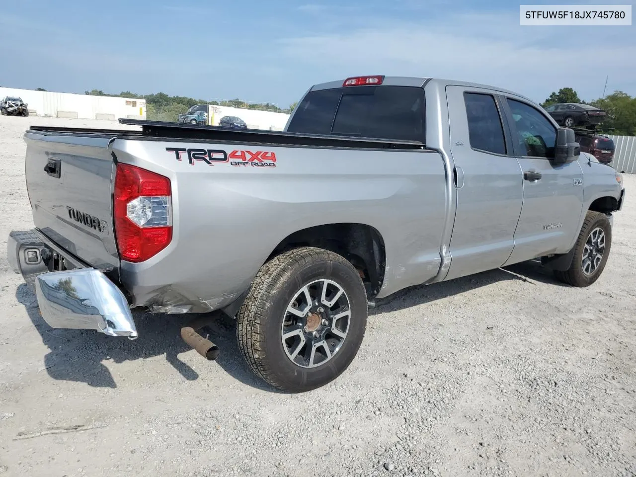 2018 Toyota Tundra Double Cab Sr VIN: 5TFUW5F18JX745780 Lot: 68857244