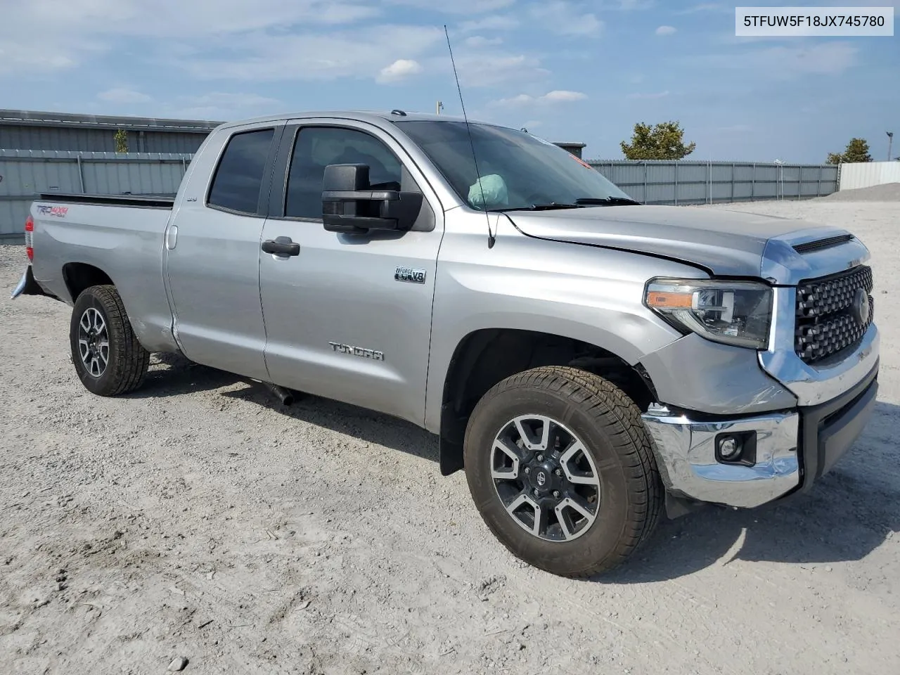 2018 Toyota Tundra Double Cab Sr VIN: 5TFUW5F18JX745780 Lot: 68857244