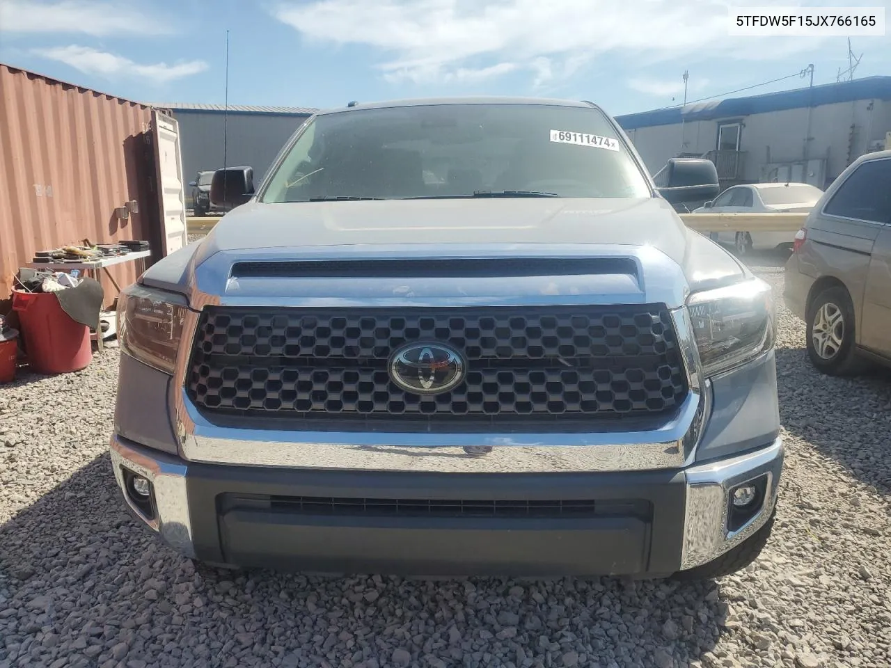 2018 Toyota Tundra Crewmax Sr5 VIN: 5TFDW5F15JX766165 Lot: 69111474