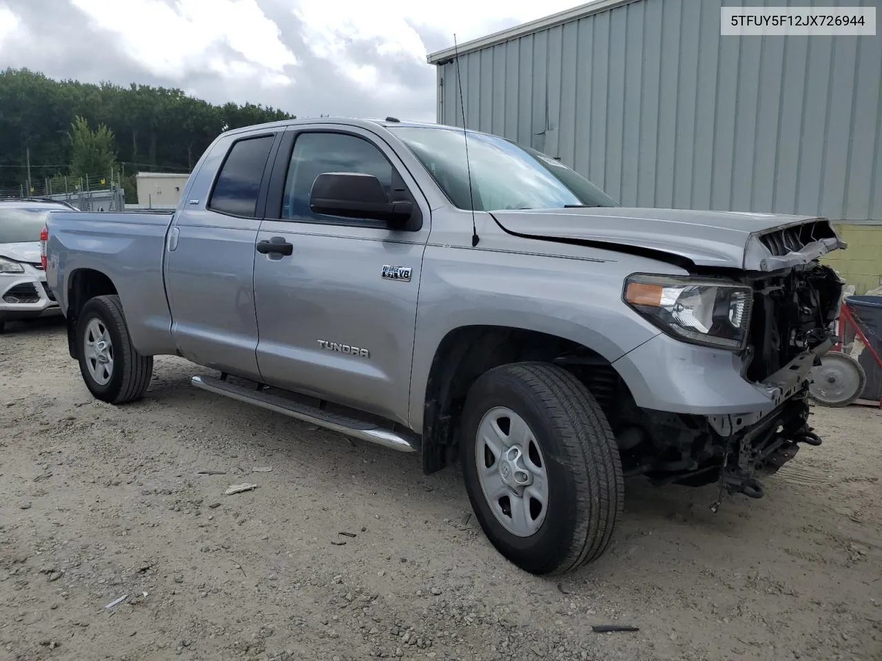 5TFUY5F12JX726944 2018 Toyota Tundra Double Cab Sr