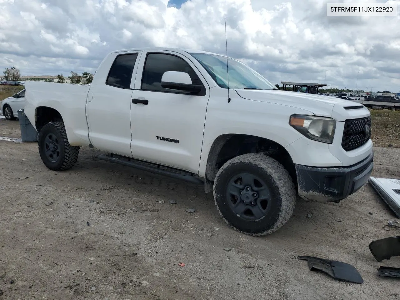 2018 Toyota Tundra Double Cab Sr VIN: 5TFRM5F11JX122920 Lot: 69669404