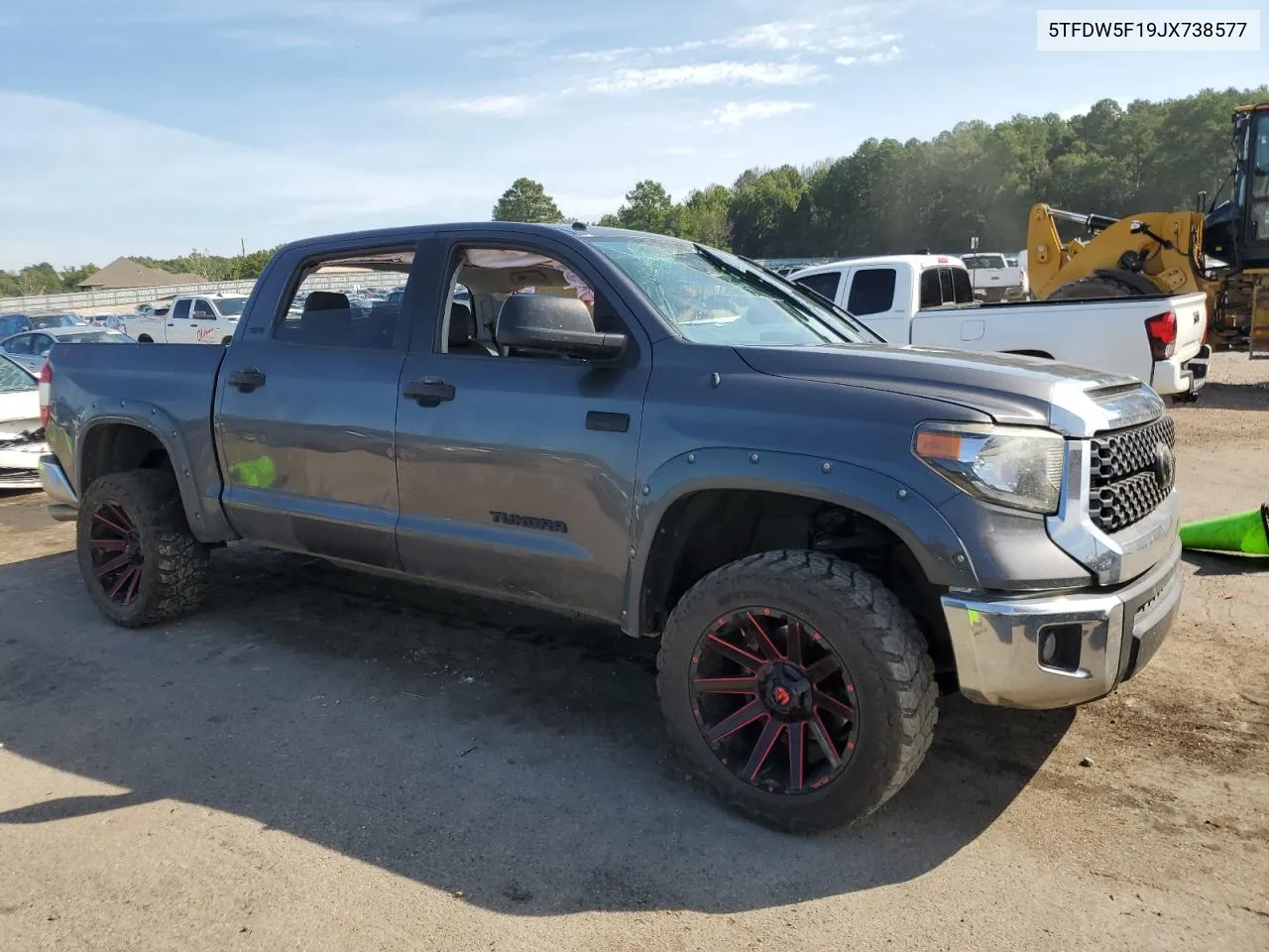 2018 Toyota Tundra Crewmax Sr5 VIN: 5TFDW5F19JX738577 Lot: 69754894