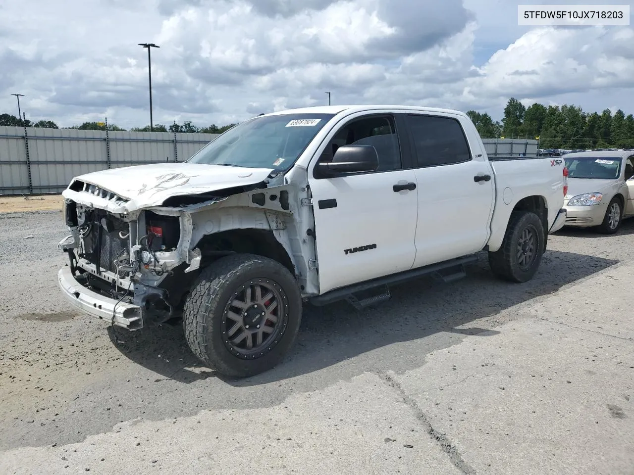 2018 Toyota Tundra Crewmax Sr5 VIN: 5TFDW5F10JX718203 Lot: 69887824