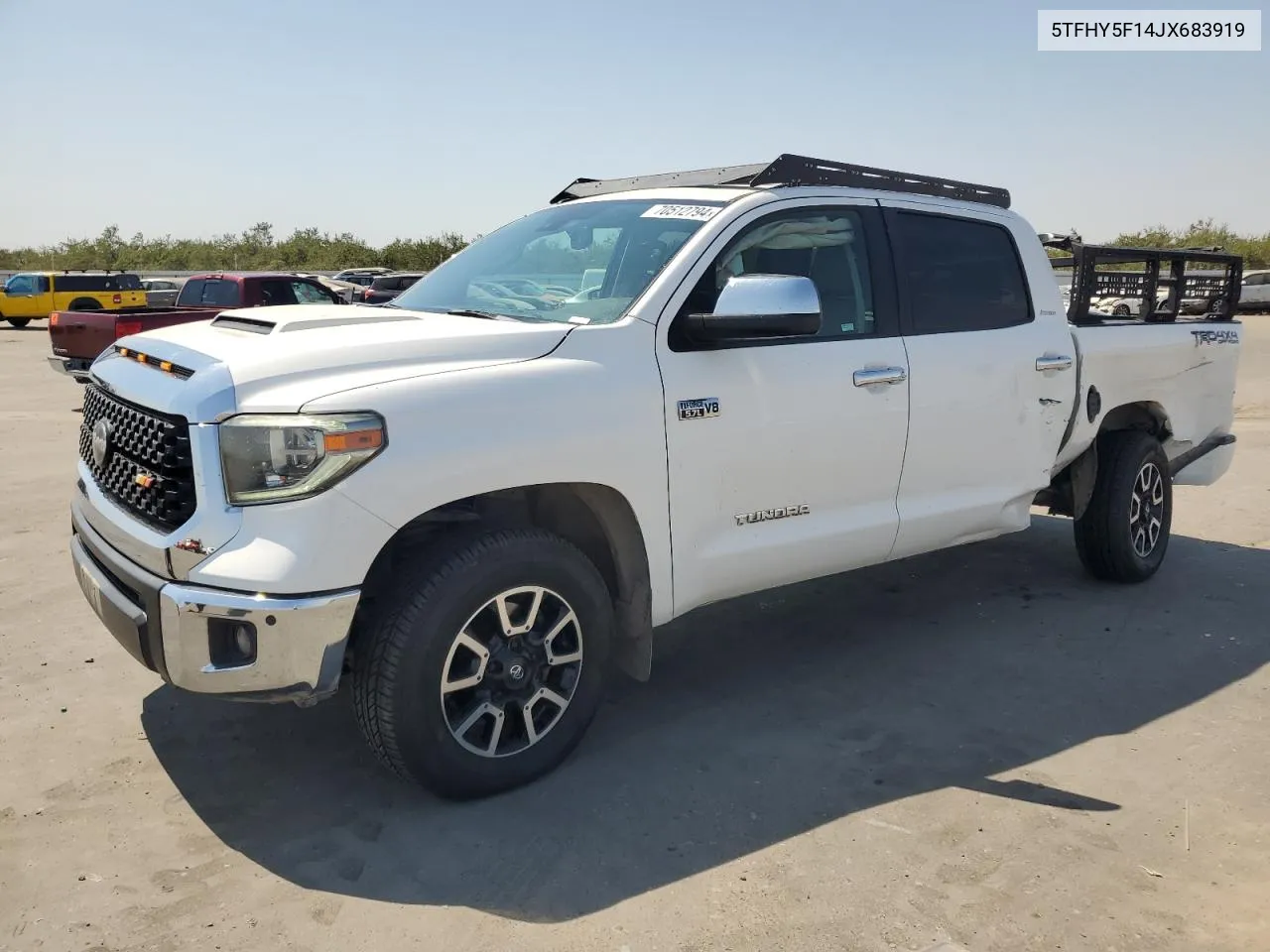 2018 Toyota Tundra Crewmax Limited VIN: 5TFHY5F14JX683919 Lot: 70512794