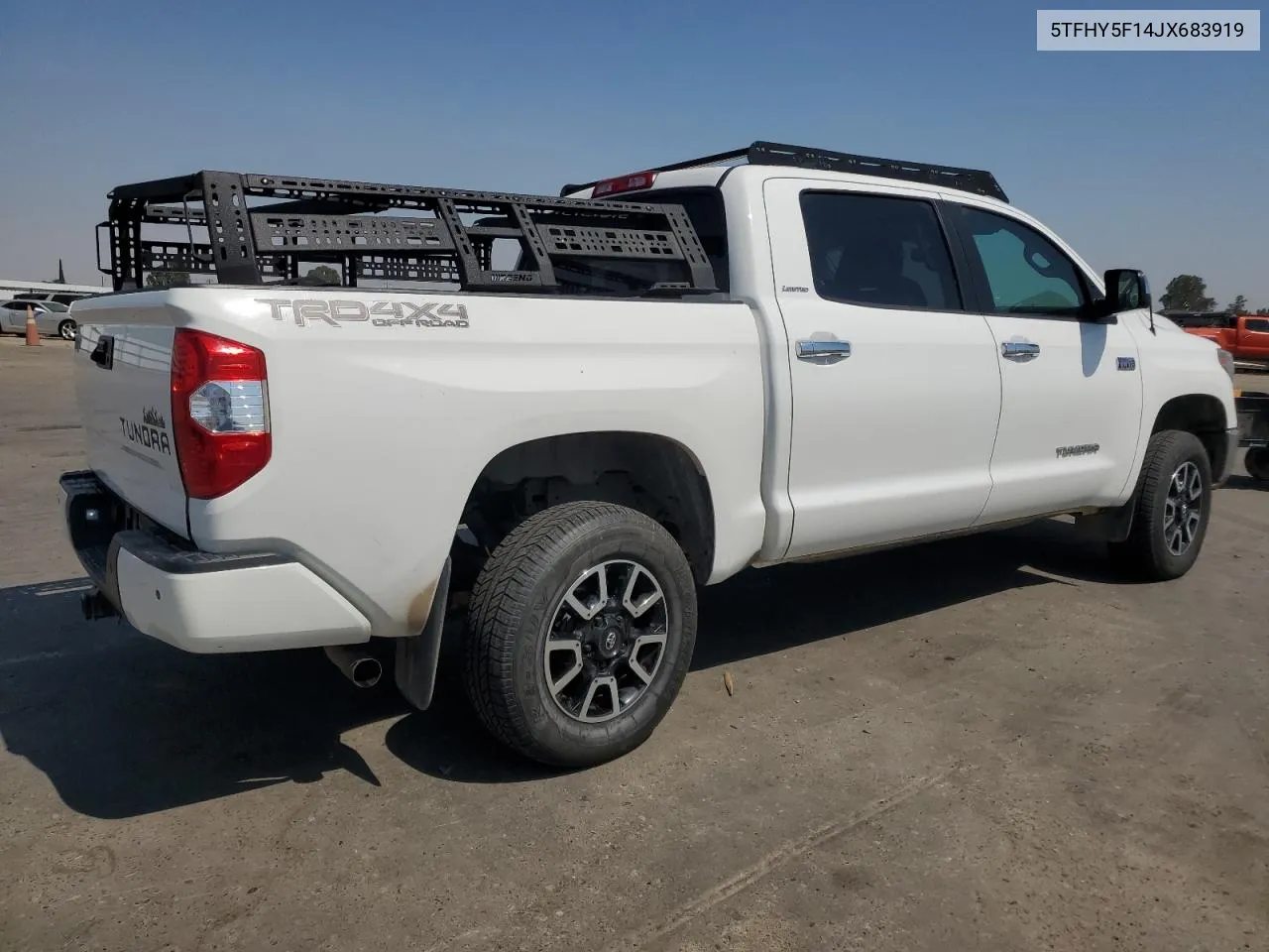 2018 Toyota Tundra Crewmax Limited VIN: 5TFHY5F14JX683919 Lot: 70512794