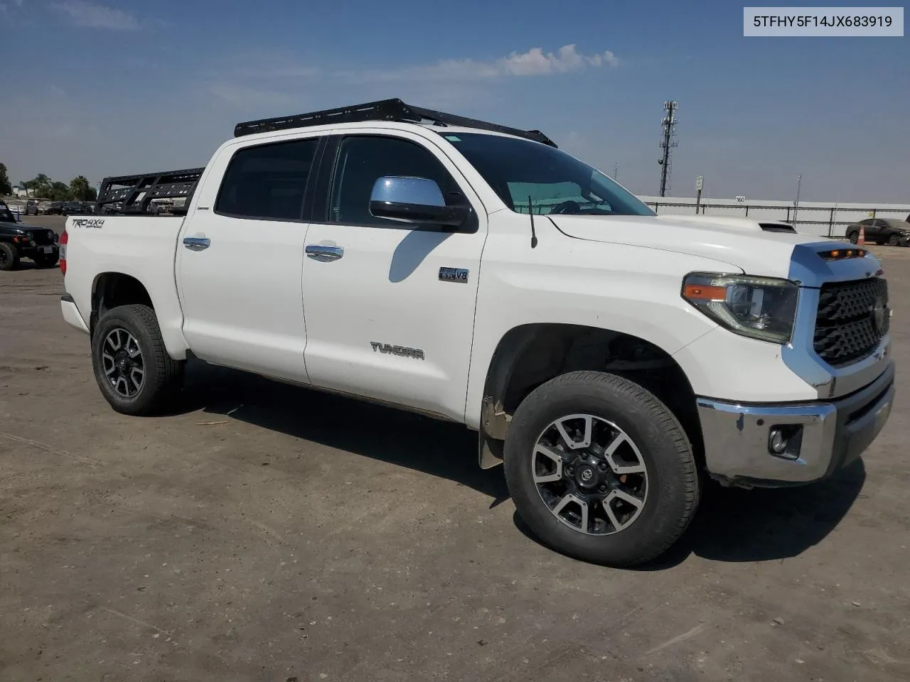 2018 Toyota Tundra Crewmax Limited VIN: 5TFHY5F14JX683919 Lot: 70512794