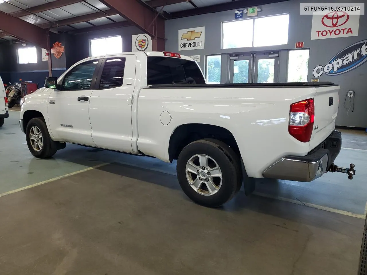 2018 Toyota Tundra Double Cab Sr VIN: 5TFUY5F16JX710214 Lot: 70748964