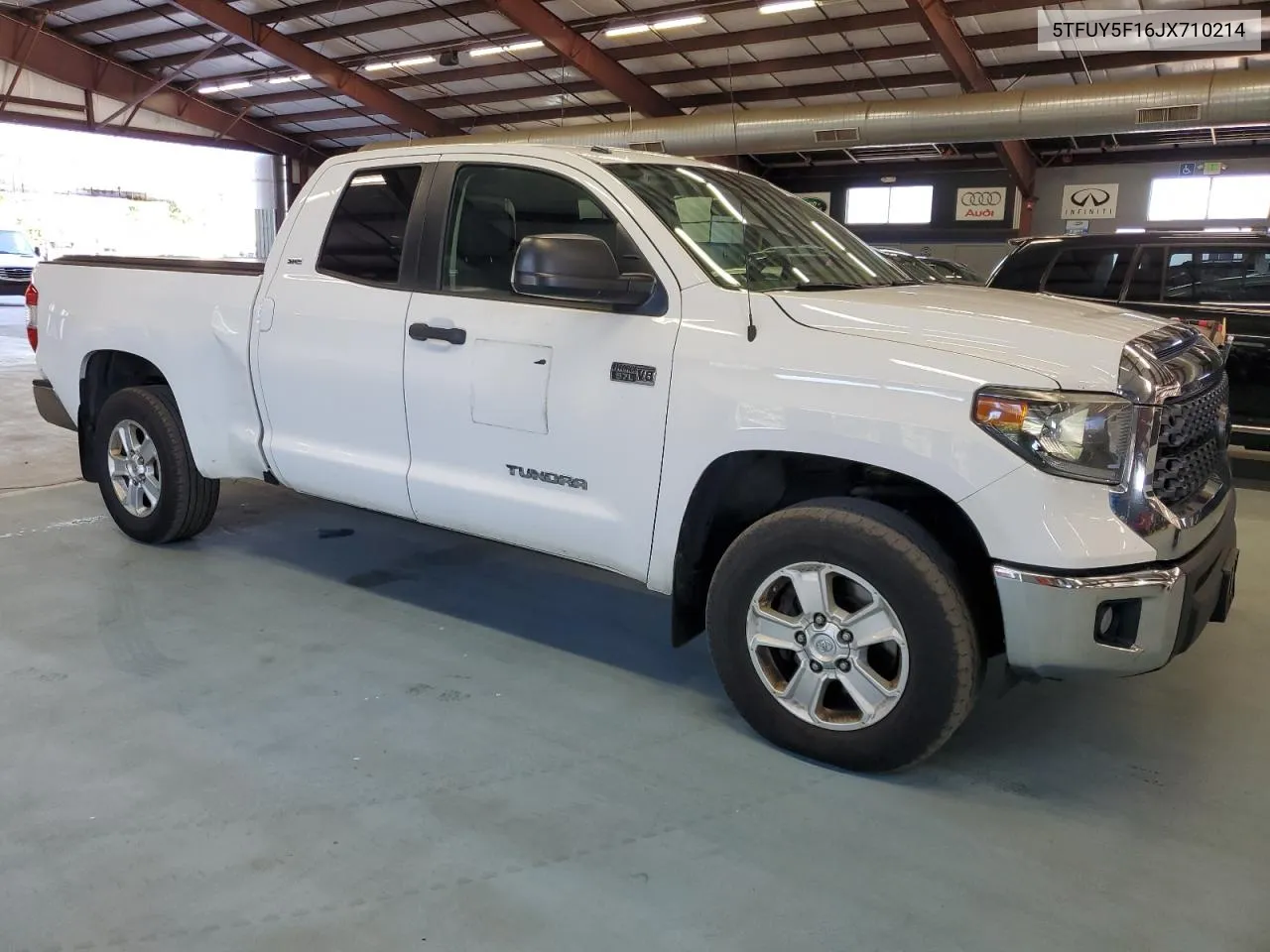 2018 Toyota Tundra Double Cab Sr VIN: 5TFUY5F16JX710214 Lot: 70748964