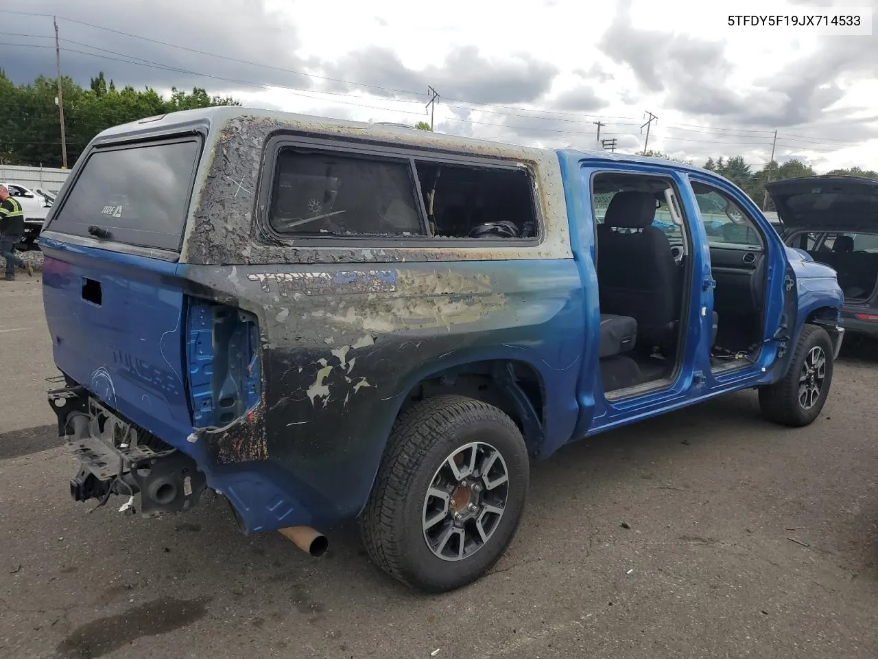 2018 Toyota Tundra Crewmax Sr5 VIN: 5TFDY5F19JX714533 Lot: 71212114