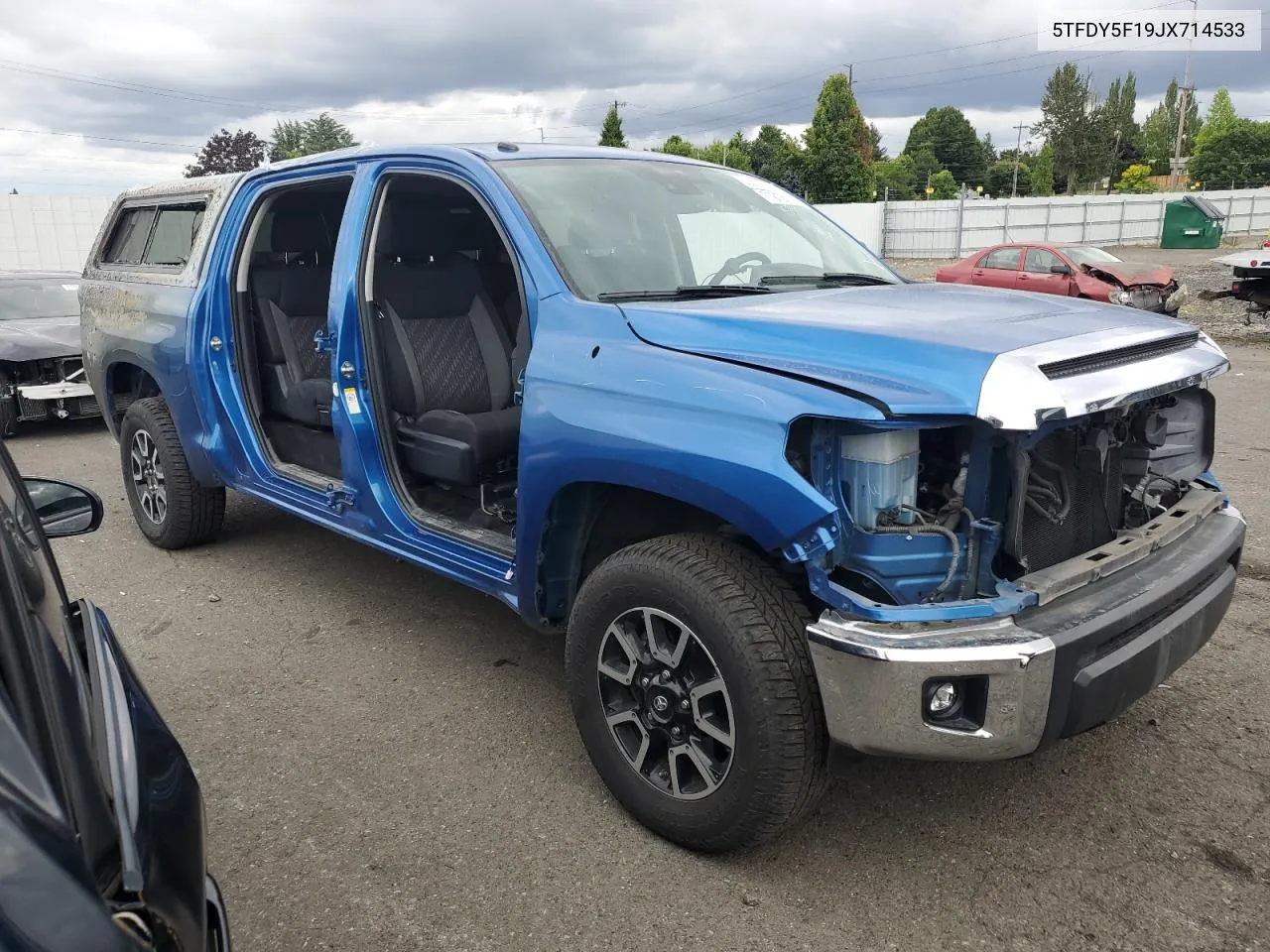 2018 Toyota Tundra Crewmax Sr5 VIN: 5TFDY5F19JX714533 Lot: 71212114