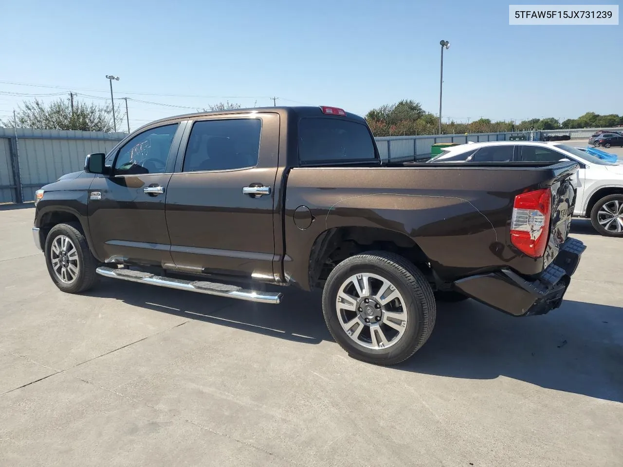 2018 Toyota Tundra Crewmax 1794 VIN: 5TFAW5F15JX731239 Lot: 71424624