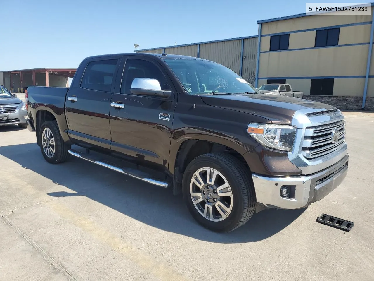 2018 Toyota Tundra Crewmax 1794 VIN: 5TFAW5F15JX731239 Lot: 71424624