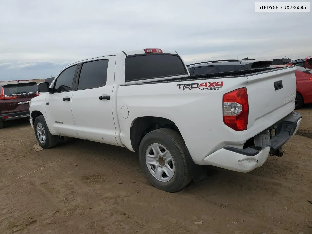 5TFDY5F16JX736585 2018 Toyota Tundra Crewmax Sr5